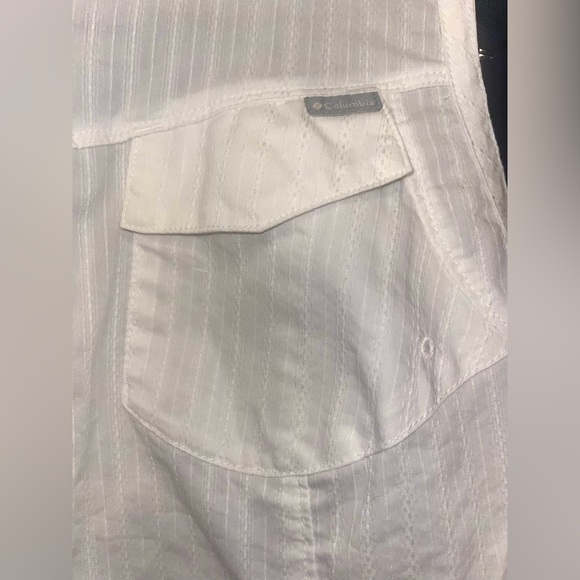 Columbia Titanium Omni-Dry Women Sleeveless Athletic Button down, pockets, vent - Picture 7 of 9